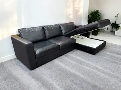 Ikea vimle L shape sofa bed with mattress