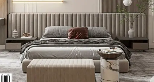 200*200 super king Elegant Modern Bed with Stylish Headboard
