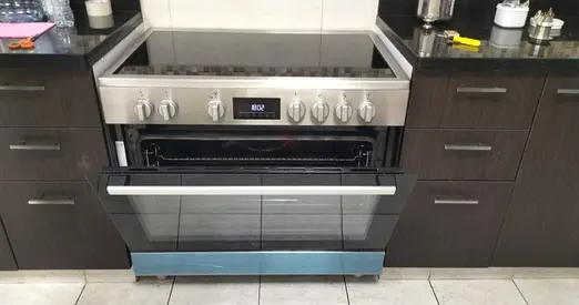 Latest Model Beko Touch Screen Timer 5 Hobs Full Electric Ceramic Cooker Range Size 90×60 cm