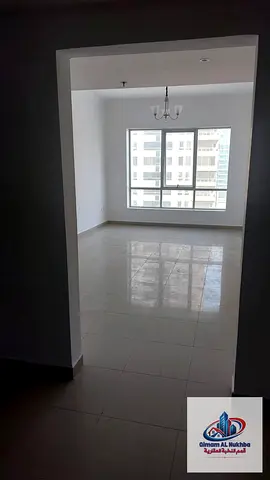 The most luxurious two-bedroom apartment with a living room, with a very excellent and spacious layout, central air conditioning, central gas, with a