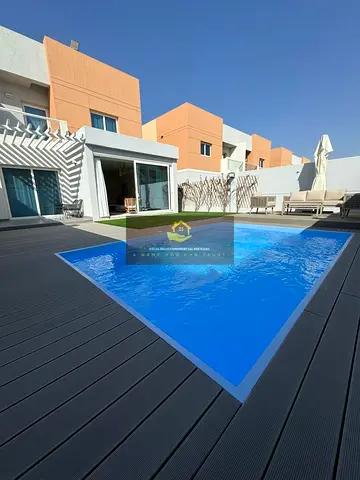 Private Swimming Pool | 4BR+Maid-room Villa in Reef 2 Samha