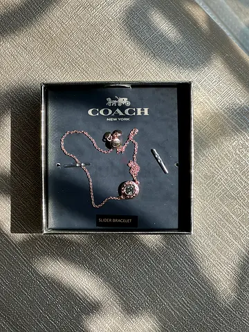 Coach Slider Bracelet Rose Gold