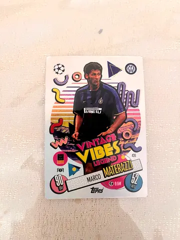 Match Attax Vintage Vibes Marco Materazzi card