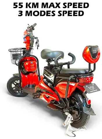 Wind Horse M1 Electric Bike, Red