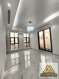 A luxurious villa is available for annual rent in Al Helio 2, Ajman. The villa is located in a quiet