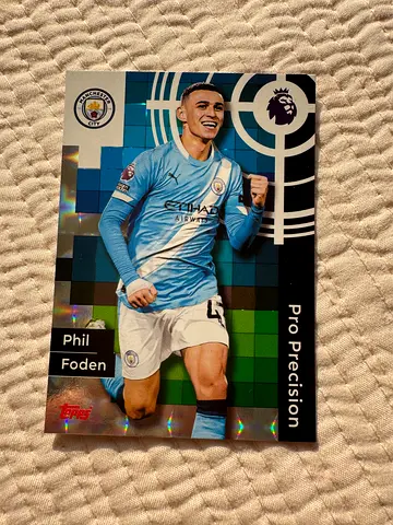 Football card - pro precision Phil foden