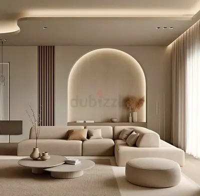 Elegant Modern Living Room Furniture Set