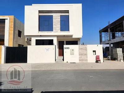 For sale, a villa in Ajman Al Yasmeen, 5 master rooms, a Majles room, a hall, and a maid’s room, freehold for all nationalities
