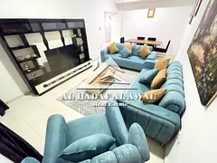 For monthly rent, a 2room and a hall in Al QASSIMYAH area with free internet