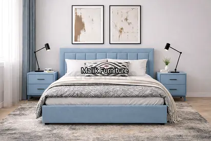 Brand new Queen size bed storage bed nd medical mattress queen bed