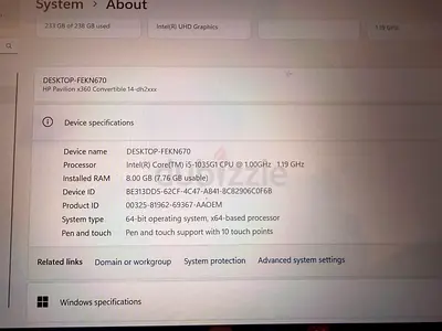 HP Laptop for Sale - Good Condition