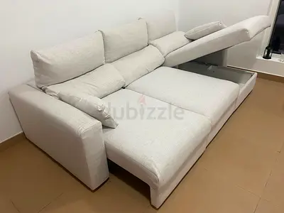 IKEA eskilstuna L shape sofa under storage