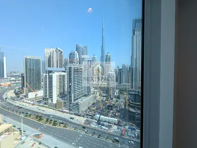 Premium Furnished Office | Burj Khalifa View | Monthly Option Available