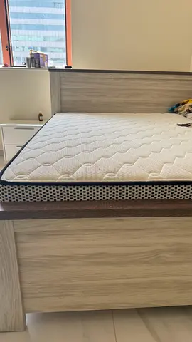 Bed with Matresses (Pocket Spring) and 2 Seater Recliner Sofa