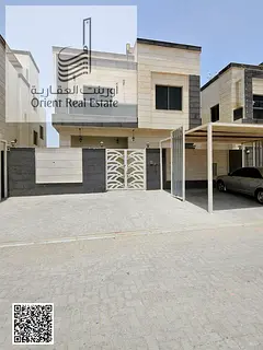 Villa for sale at Ajman Al Yasmeen  area , 5 Master Room , Majlis, Hall , Maid Room , Kitchen , Free