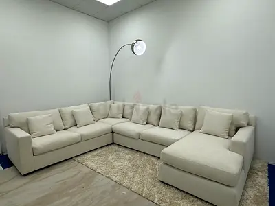 Selling cratebarrel Ushape sofa