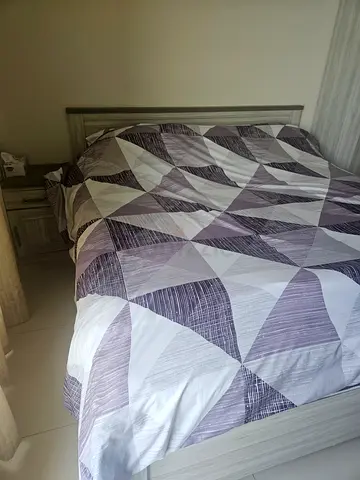 6 pc King size bedroom set with mattress