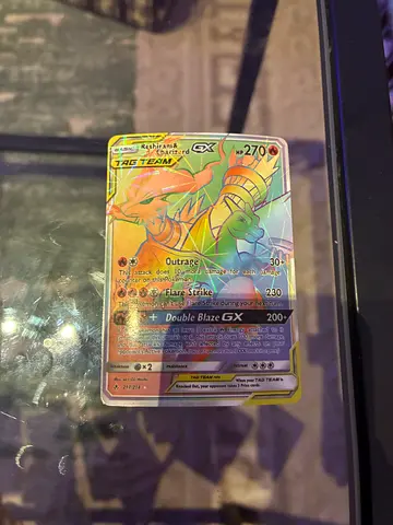 Pokémon card Reshiram  charizard GX