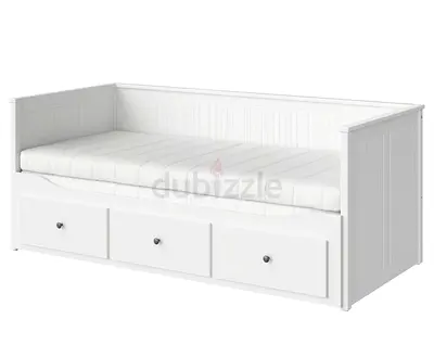 IKEA HEMNES day bed with Storage Drawers and Mattress