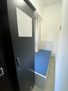 Room with open window near business bay metro station
