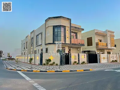 Corner Modern Villa for Sale in Al Zahia – Ajman | Luxurious Two-Floor Design