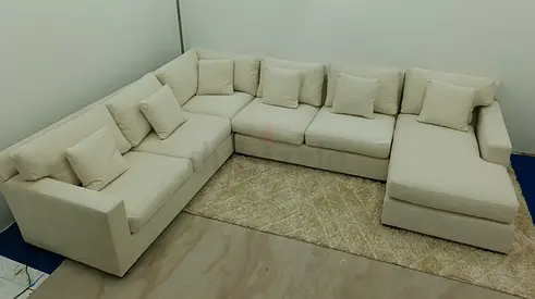 Crate and barrel Expensive quality Ushape sofa for sale