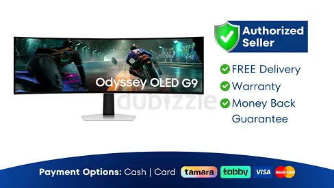 Samsung 49 inch Odyssey OLED G9 Curved Gaming Monitor ● New | Warranty | FREE Delivery | AD4554