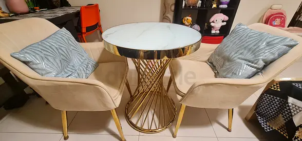 Modern Coffee Table and Chairs Set