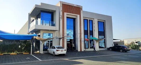 Factory and warehouse with accommodation and office