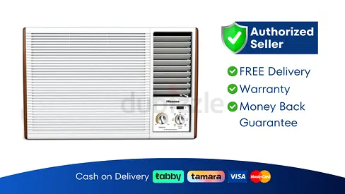 Window AC 1.5 Ton Hisense Air Conditioner - Brand New | 1 Year Warranty | FREE Delivery | AJM4445
