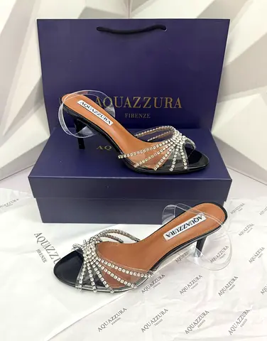 Aquazzura Crystal-Embellished Heels Available Size From 36 to 41