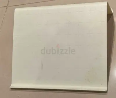 Sleek White Stand for Organizing Your Documents and Tablet