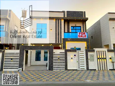 فيلا للبيع بعجمان منطقة الزاهية الفيلا شامل الماء والكهرباء والمكيفات 5غرف ماستر, مجلس+صالة+ مطبخ مجهز , تملك حر لجميع الجنسيات, كاش او تمويل بنكي