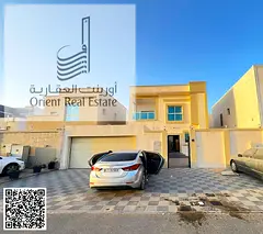 Villa for rent in Al Zahya area, Ajman, 4 master bedrooms with a large hall + a maid's room and 
