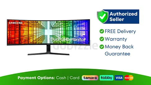 Samsung 49 inch ViewFinity UltraWide Dual Quad QLED Monitor ● New | Warranty | FREE Delivery | SHJ52