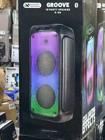 Acoustic Solutions Groove 10 Bluetooth Party Speaker - Black