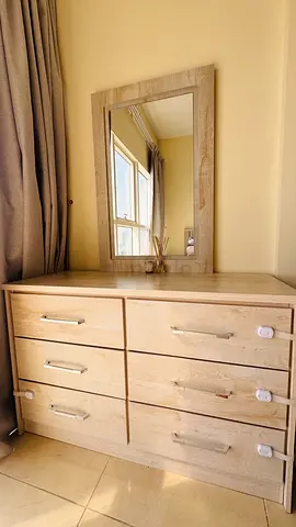 Bedroom Set with Two Side and Dresser Table