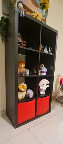 Stylish Black Bookcase / Cabinet Display Unit