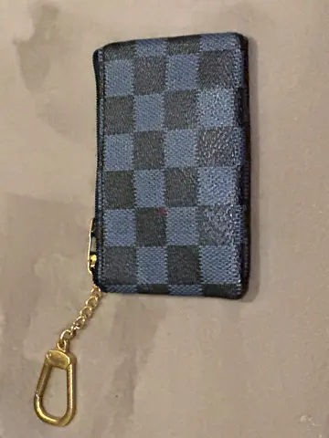 Stylish Checker Pattern Wallet