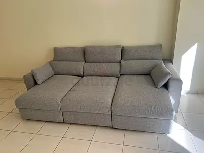 IKEA eskilstuna L shape sofa under storage