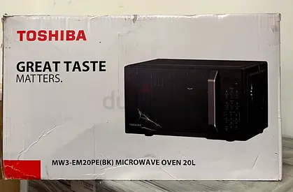 New Toshiba Microwave 20-Litres Microwave MW3-EM20PE(BK) with Box