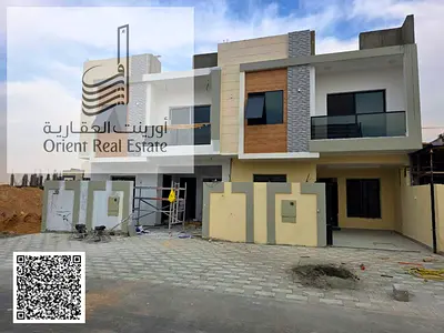 Villa for sale at Ajman. Al Helio2 area ,5 master room, majlis, hall, big kitchen, Freehold all nationalities, Cash or bank