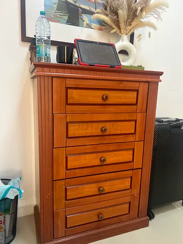 Wooden Cabinet with Multiple Drawers