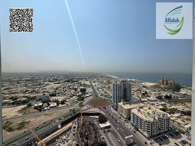 High‑Floor 3BHK with Stunning Sea View | Ajman One Towers | Yearly Rent