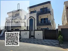 Villa for sale in Ajman, AL bahia The Villa is G+2 , Majlis , halls , 5 master rooms , big kitchen ,