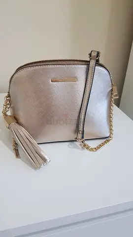 Aldo Stylish Rose Gold Crossbody Bag (New)