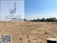 Commercial land for sale in Ajman, Al Jurf Industrial Area. Permit for ground floor + 4 floors, on t