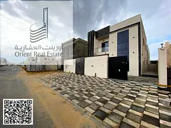Villa for sale in Ajman, Al Zahiyah area. The villa consists of 4 master bedrooms, a majlis (formal