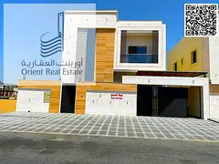 Villa for sale in Ajman, Al Bahia area, including registration and ownership fees, 5 master bedrooms