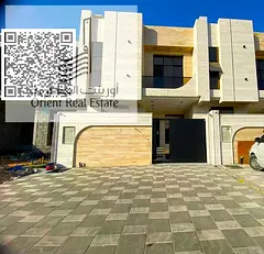 Villa for sale in Ajman, Al Helio 2 area. The villa consists of 4 master bedrooms, a majlis (formal